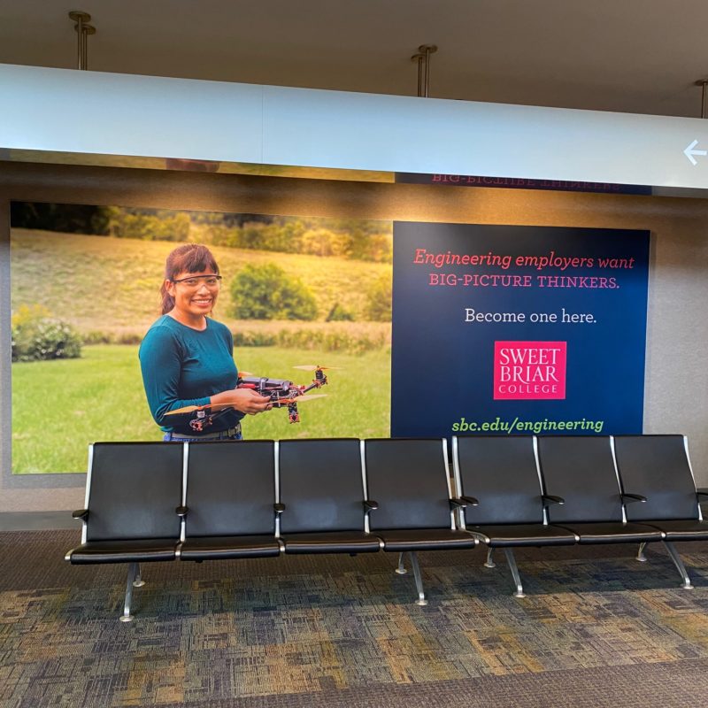 airport canvas OOH Marketing Campaign