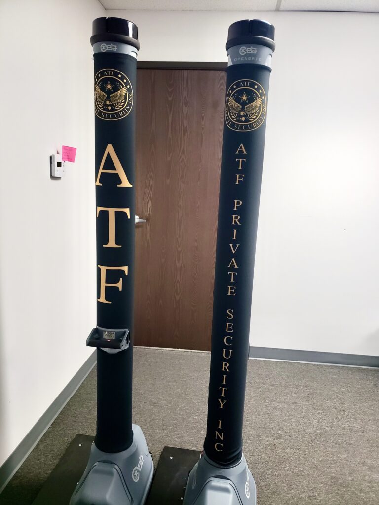 IMG_1707 Custom CEIA sleeve designed for ATF Private Security Inc., produced by K&R Solutions Group for enhanced security screening.