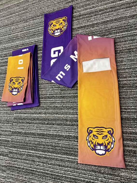 IMG_1710 Custom CEIA sleeve featuring Sports Team branding, produced by K&R Solutions Group for enhanced security screening at stadium entrances.